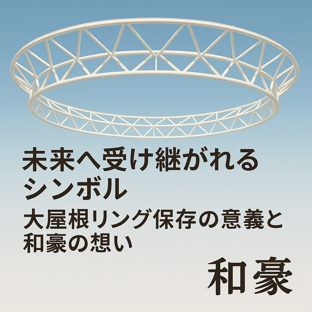 未来へ受け継がれるシンボル：大屋根リング保存の意義と和豪の想い