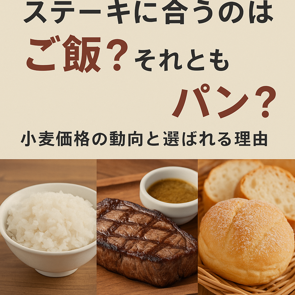 ステーキに合うのはご飯？それともパン？