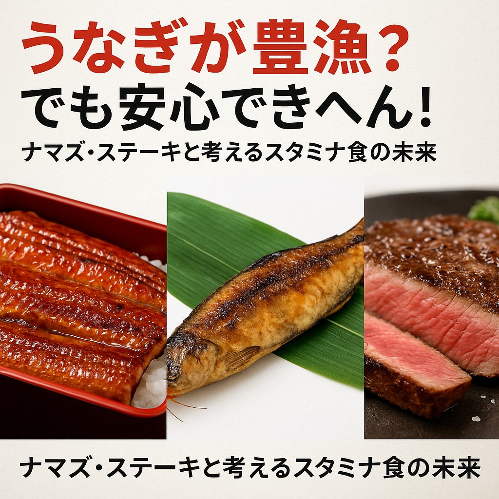 うなぎが豊漁？でも安心できへん！ナマズ・ステーキと考えるスタミナ食の未来