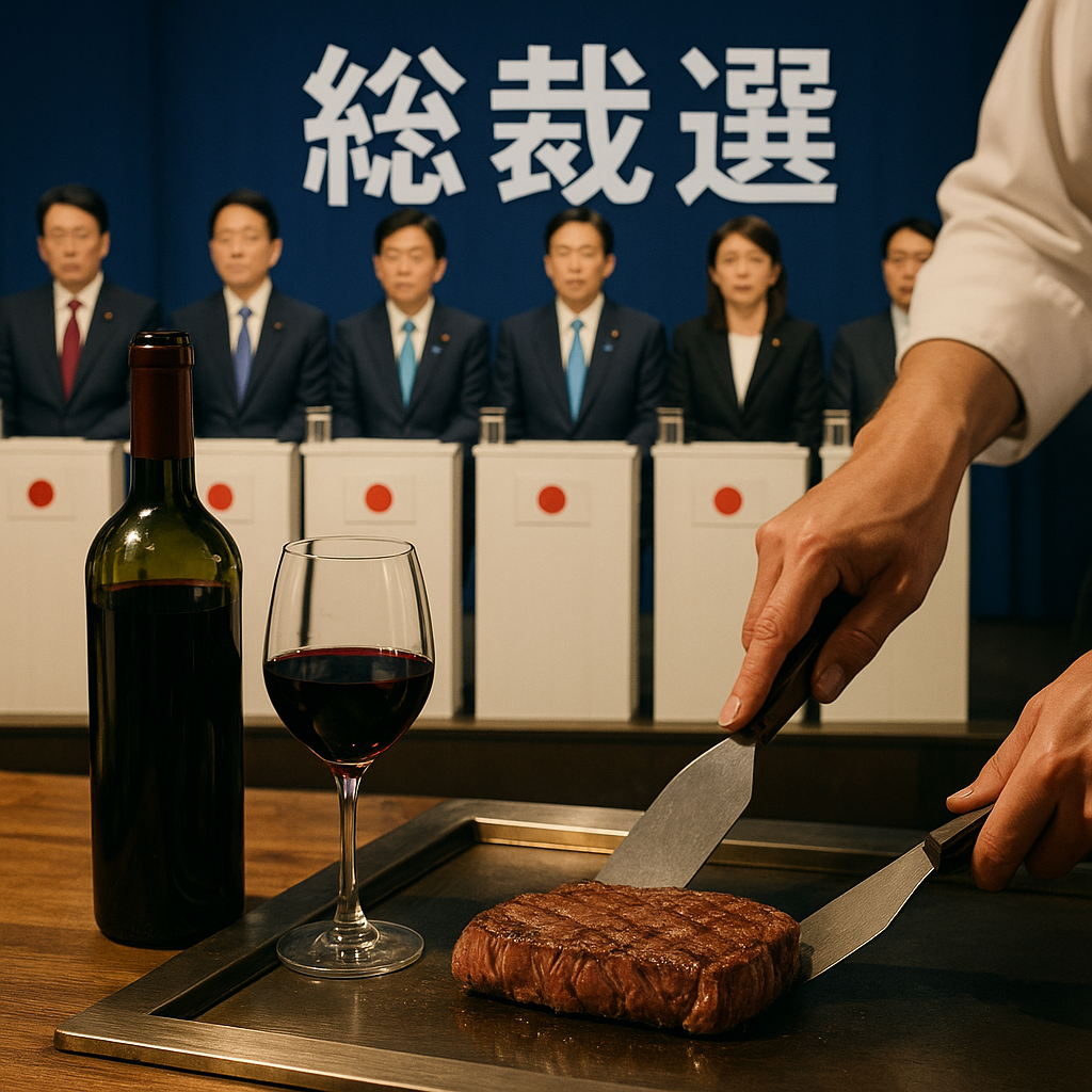 今週末はいよいよ総裁選！外食や和豪にも関係あるって知ってましたか？