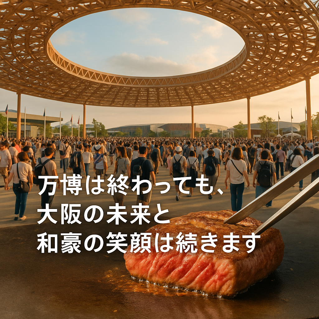 🌏 世博已落幕，但大阪的未来与和豪的笑容依然继续