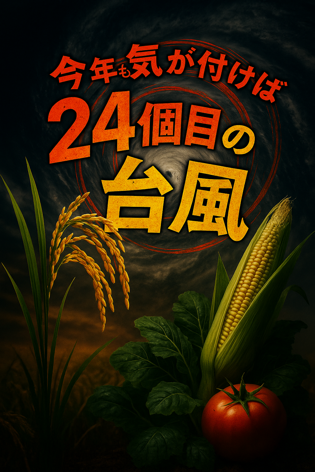 🌪️ 今年も気が付けば24個目の台風──でも影響は少なめ？