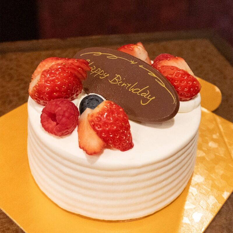 メッセージ入りホールケーキ